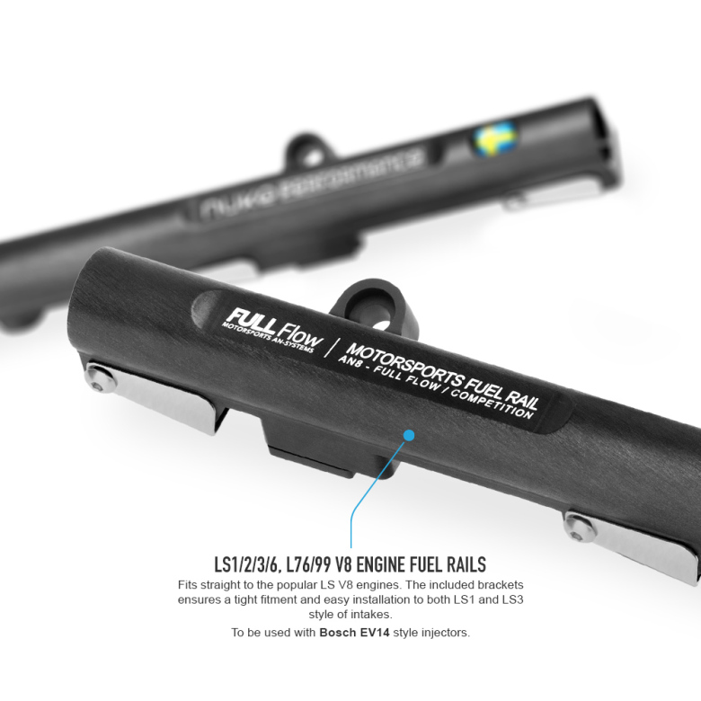 NUKE GM 8cyl LS1, LS2, LS3, LS6, L76, L99 fuel rail