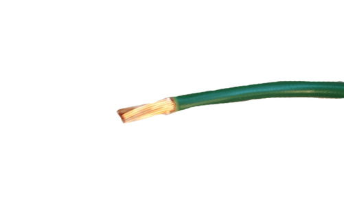 Draht 1,5mm² grün.