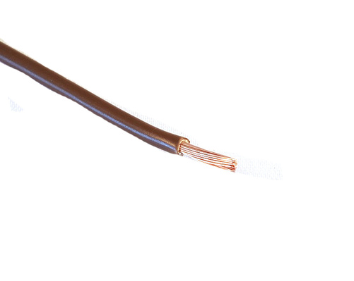 Draht 1,5mm² Braun.