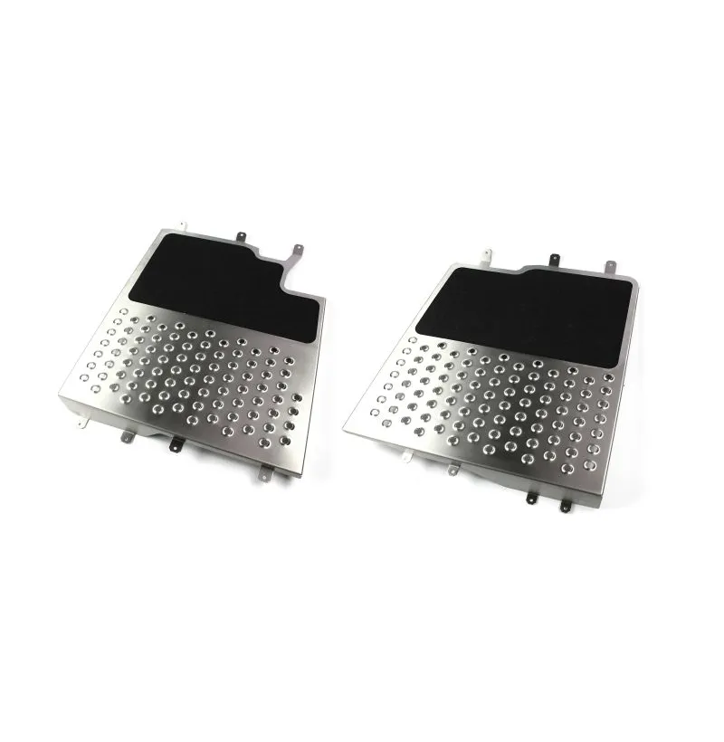 BMW E90 E92 E82 Bodenplatten Edelstahl
