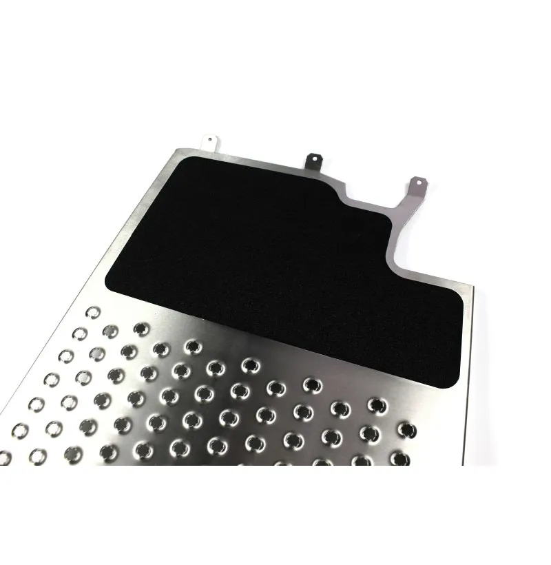 BMW E90 E92 E82 Bodenplatten Edelstahl
