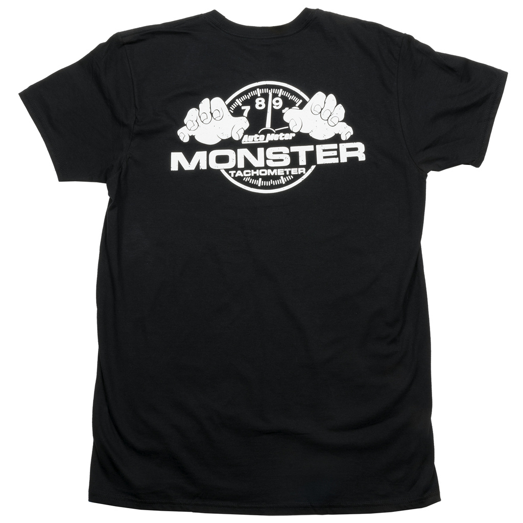 T-Shirt, Adult Medium, Black, 'Monster'