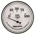 2-1/16" Öldruck, 0-100 Psi, Old-Tyme White Ii