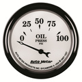 2-1/16" Öldruck, 0-100 Psi, Old-Tyme White Ii