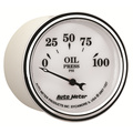 2-1/16" Öldruck, 0-100 Psi, Old-Tyme White Ii