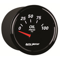 2-1/16" Öldruck, 0-100 Psi, Designer Black Ii