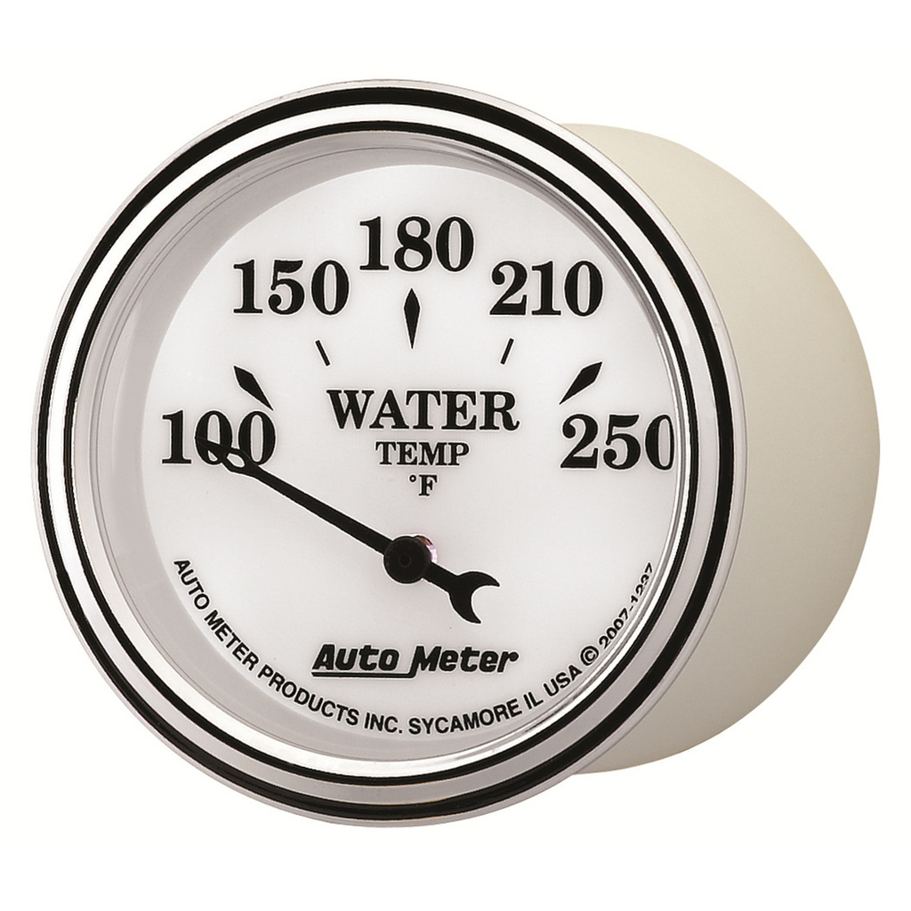 2-1/16" Wassertemperatur, 100-250 °F, Old-Tyme White Ii