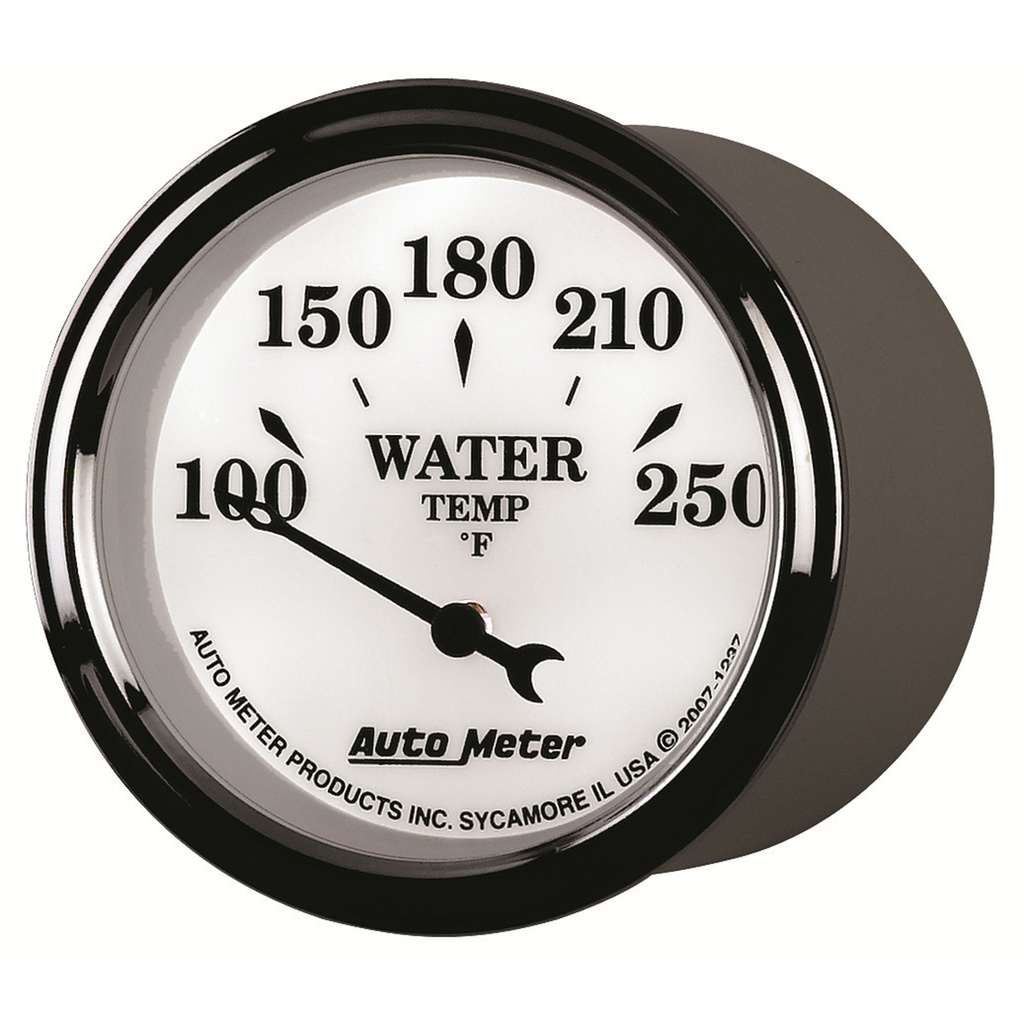 2-1/16" Wassertemperatur, 100-250 °F, Old-Tyme White Ii