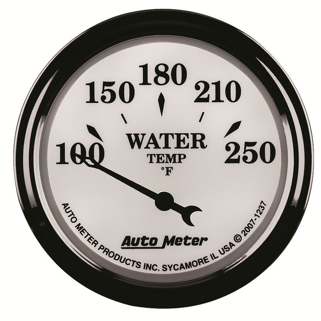 2-1/16" Wassertemperatur, 100-250 °F, Old-Tyme White Ii