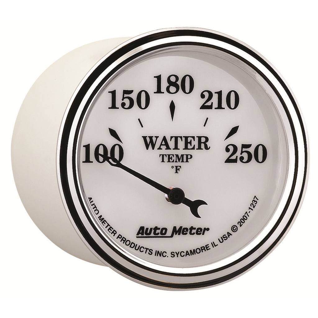 2-1/16" Wassertemperatur, 100-250 °F, Old-Tyme White Ii