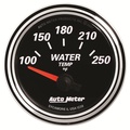 2-1/16" Wassertemperatur, 100-250 °F, Designer Black Ii