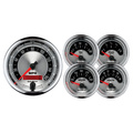 5-teiliges Messgeräte-Kit, 3-3/8" & 2-1/16", Elec. Drehzahlmesser, American Muscle