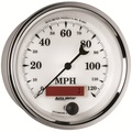 3-3/8" Drehzahlmesser, 0-120 Mph, Old-Tyme White Ii
