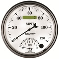 5" Drehzahlmesser/Drehzahlmesser Combo, 8k Rpm/120 Mph, Old-Tyme White Ii