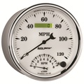 5" Drehzahlmesser/Drehzahlmesser Combo, 8k Rpm/120 Mph, Old-Tyme White Ii