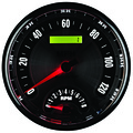 5" Drehzahlmesser/Drehzahlmesser Combo, 8k Rpm/120 Mph, American Muscle