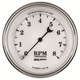 3-3/8" In-Dash Drehzahlmesser, 0-8,000 Rpm, Old-Tyme White Ii