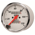3-1/8" Drehzahlmesser, 0-120 Mph, Arctic White