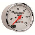 3-1/8" Drehzahlmesser, 0-120 Mph, Arctic White