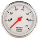 3-1/8" In-Dash Drehzahlmesser, 0-7,000 Rpm, Arctic White