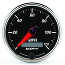 3-3/8" Drehzahlmesser, 0-120 Mph, Designer Black Ii