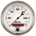 3-3/8" Drehzahlmesser, 0-120 Mph, Old-Tyme White Ii