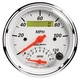 3-3/8" Drehzahlmesser/Drehzahlmesser Combo, 8k Rpm/120 Mph, Arctic White