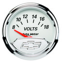 2-1/16" Voltmeter, 8-18v, Chevy Vintage