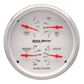2-teiliges Messgeräte-Kit, 5" Quad & Drehzahlmesser, 240-33 Ω, Arctic White