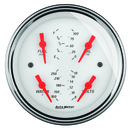 3-3/8" Vierfachanzeige, 100 Psi/100-250 °F/8-18v/0-90 Ω, Arctic White