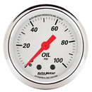 2-1/16" Öldruck, 0-100 Psi, Arctic White