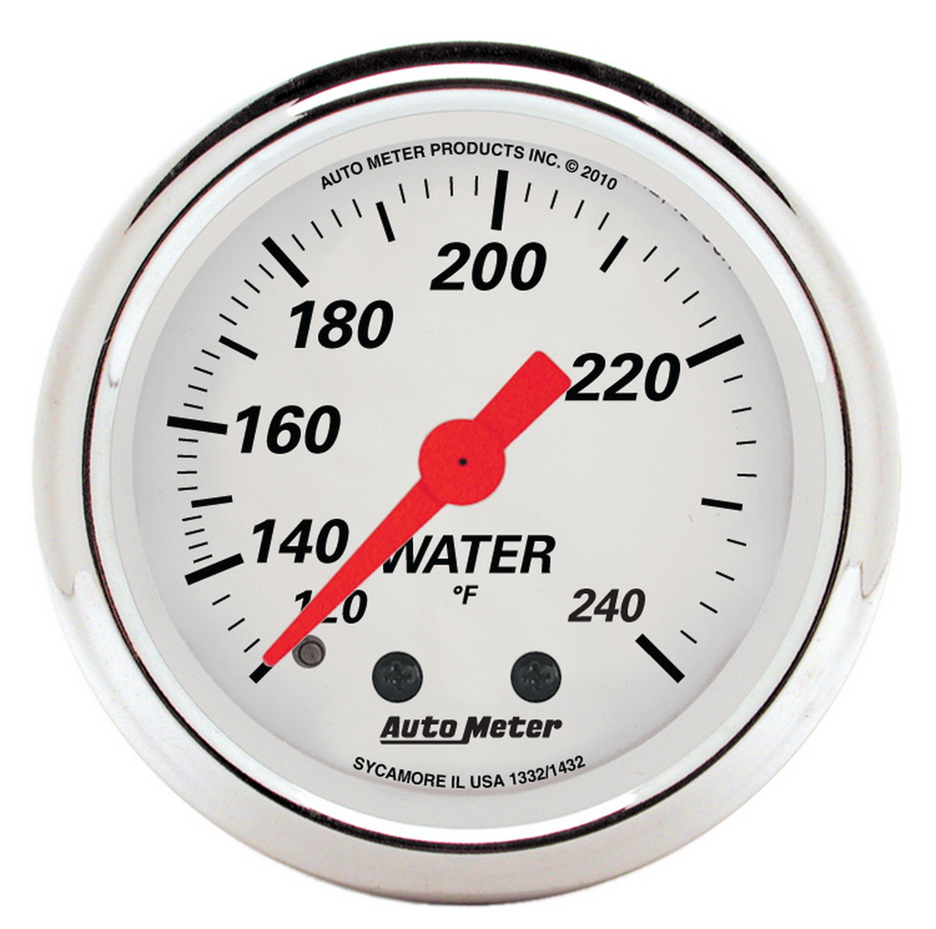 2-1/16" Wassertemperatur, 120-240 °F, Arctic White
