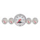 5-teiliges Messgeräte-Kit, 3-3/8" & 2-1/16", Elec. Drehzahlmesser, Arctic White