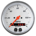 3-3/8" Gps Drehzahlmesser, 0-120 Mph, Arctic White