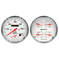 2-teiliges Messgeräte-Kit, 5" Quad & Tach/Speedo, 240-33 Ω, Arctic White