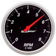 5" In-Dash Drehzahlmesser, 0-8,000 Rpm, Designer Black