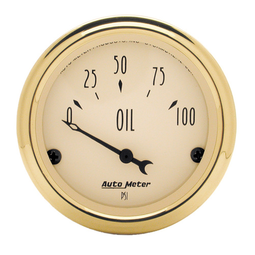 2-1/16" Öldruck, 0-100 Psi, Golden Oldies