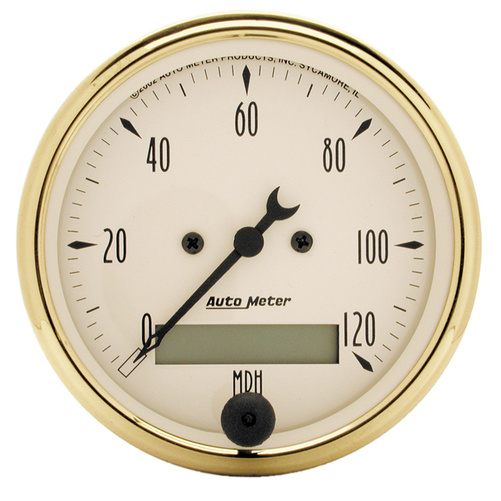 3-1/8" Drehzahlmesser, 0-120 Mph, Golden Oldies
