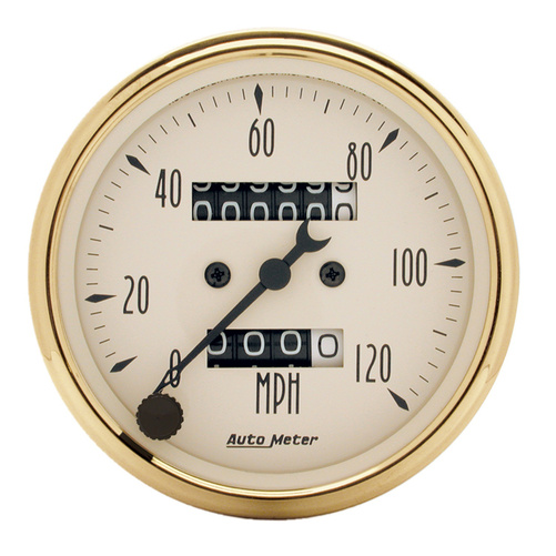 3-1/8" Drehzahlmesser, 0-120 Mph, Golden Oldies