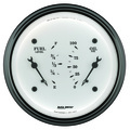 3-3/8" Dual Gauge, 100 Psi/240-33 Ω, Old-Tyme White
