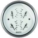 3-3/8" Vierfachanzeige, 100 Psi/100-250 °F/8-18v/0-90 Ω, Old-Tyme White
