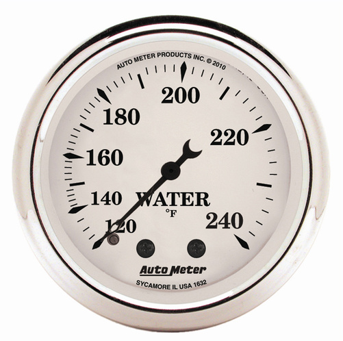 2-1/16" Wassertemperatur, 120-240 °F, Old-Tyme White