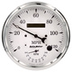 5" Drehzahlmesser/Drehzahlmesser Combo, 8k Rpm/120 Mph, Old Tyme White