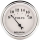 2-1/16" Voltmeter, 8-18v, Old-Tyme White