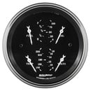 3-3/8" Vierfachanzeige, 0-90 Ω, Old Tyme Black