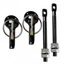 Bonnet-Latch Aluminium schwarz