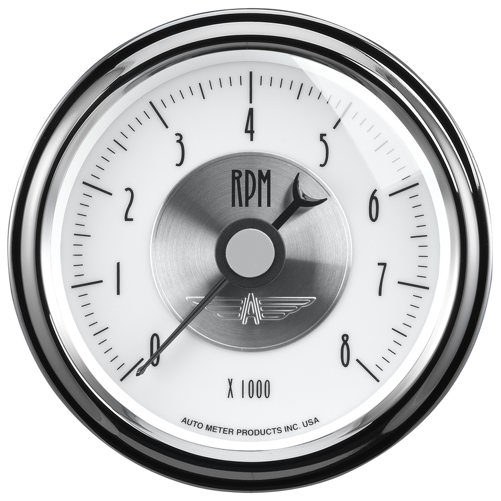 3-3/8" In-Dash Drehzahlmesser, 0-8,000 Rpm, Prestige Pearl