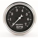 2-1/16" In-Dash Drehzahlmesser, 0-7,000 Rpm, Old Tyme Black
