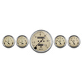 5-teiliges Messgeräte-Kit, 3-1/8" & 2-1/16", Mech. Drehzahlmesser, Antique Beige