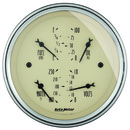 3-3/8" Vierfachanzeige, 100 Psi/100-250 °F/8-18v/0-90 Ω, Antique Beige